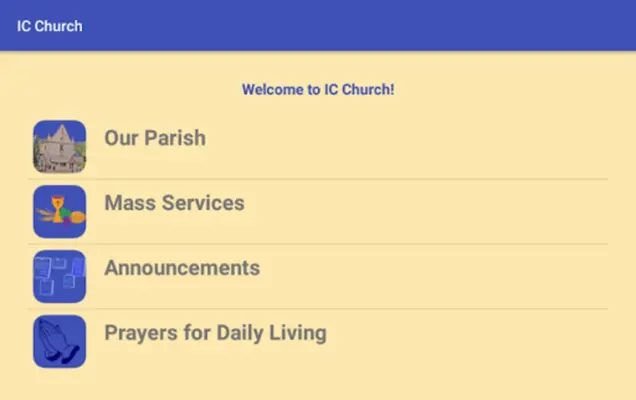 IC Church android App screenshot 1